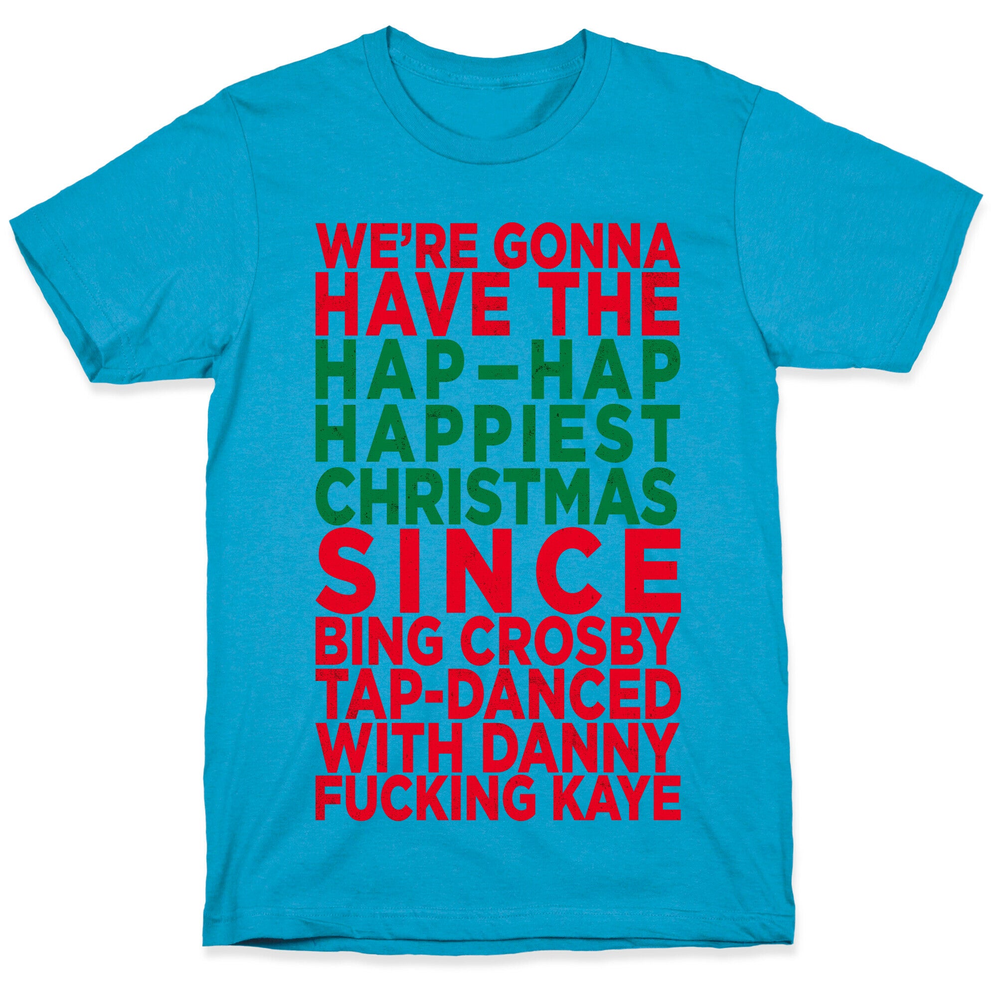 Hap-Hap Happiest Christmas (baseball) Unisex Triblend Tee